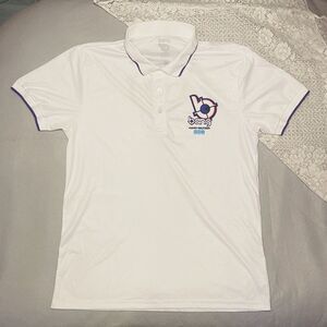 Bang Energy Hard Seltzer Blue Logo Polo Rare Limited Large Used